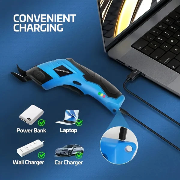 CraftedDwelling Cordless Electric Scissors