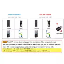 CraftedDwelling Mini camera night vision small wireless policial body cam micro voice video recorder secret police wearable ir bodycam discreet
